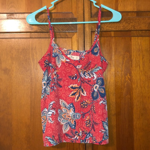 Hollister Tank Top Floral Pattern Size XS - Picture 2 of 7